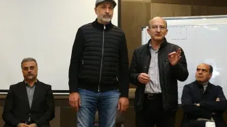 تصایری از مراسم معارفه سرمربی جدید استقلال