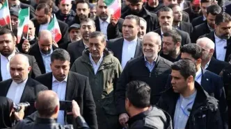 حضور شخصیت‌های مختلف در راهپیمایی ۲۲ بهمن