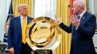 اینفانتینو هر کاری برای ترامپ می کند/ فوتبال را چه به جایزه صلح جهانی؟