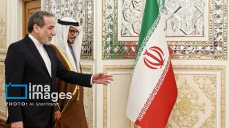 تصاویر: دیدار وزیر امور خارجه ایران و مشاور دیپلماتیک رئیس کشور امارات