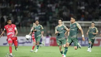گل غافلگیر کننده شمس آذر قزوین به پرسپولیس توسط کومار +فیلم