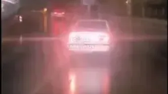 راننده پژو راه ماشین آتش‌نشانی را سد کرد / بازداشت و توقیف خودرو متخلف