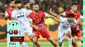 خلاصه بازی پرسپولیس 2 - ملوان 0 + ویدئو