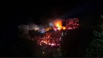 اسکان حادثه‌دیدگان حریق امامزاده ابراهیم شفت در 2 مدرسه
