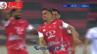 ویدیو| گل اول و زیبای پرسپولیس به ملوان توسط علی علیپور