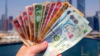 قیمت درهم امارات؛ یکشنبه ۱۴ اردیبهشت جدول