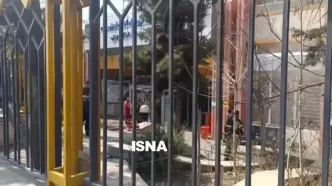 آتش سوزی بزرگ در انبار 1000 متری پست مرکزی تهران