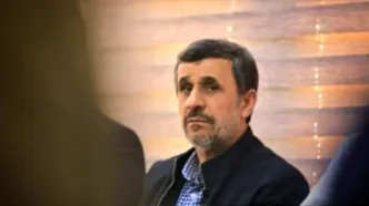 حضور احمدی نژاد در چهلم یکی از جانباختگان ناآرامی های دی ماه/ ویدئو