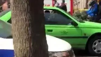 مهار آتش‌سوزی در اداره پست لشکر تهران