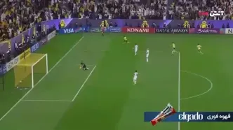 گل اول النصر توسط جان دوران در دقیقه 9/ النصر 1 - 0 استقلال