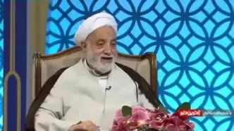 شوخی خنده دار حاج آقا قرائتی با نجم الدین شریعتی | مثل قوطی شکر هستی که پهلو گرمک کاشونه خودش مزه نداره