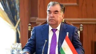 رقص رئیس جمهور تاجیکستان در جشن نوروز + فیلم