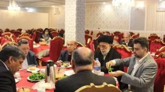 فائزه هاشمی، آخوندی و معاون پزشکیان در یک افطاری سیاسی