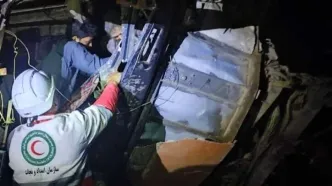 اسامی مصدومان حادثه واژگونی اتوبوس در کرمان