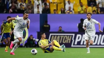 النصر عربستان ۲ - استقلال ایران صفر / گزارش زنده؛ جان دوران و رونالدو استقلال را تنبیه کردند/ قوز بالای قوز؛ استقلال ده نفره هم شد!