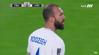 گل دوم النصر به استقلال توسط کریستیانو رونالدو