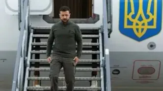 زلنسکی وارد عربستان شد
