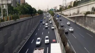 ترافیک روان در اکثر معابر و بزرگراه‌های پایتخت