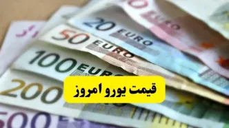 آخرین قیمت یورو امروز چهارشنبه ۱۰ اردیبهشت ماه ۱۴۰۴ / یورو چقدر شد؟