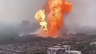 فیلم انفجار شدید لوله گاز در کوالالامپور و مجروح شدن ۳۳ نفر
