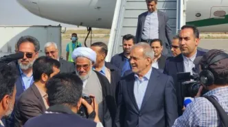 رئیس‌جمهور در فرودگاه بندرعباس چه گفت؟/ آمده‌ایم تا از نزدیک مسائل حادثه انفجار بندرعباس را پیگیری کنیم