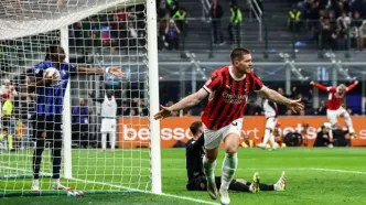 اینتر 0 -3 میلان: افعی ها شانس سه گانه را از دست دادند