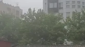 فیلم باران بهاری در شهر ساری
