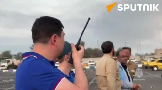 مشارکت هواپیماهای روسیه در اطفای حریق بندر رجایی + فیلم