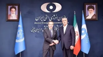 انتشار تصاویری از مذاکره گروسی و مسئولان ایرانی