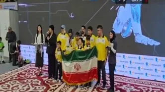 نایب قهرمانی نماینده رباتیک ایران در مسابقات قزاقستان