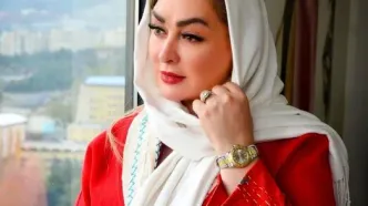عکس الهام حمیدی با ژست و استایلی خاص، جنجال به پا کرد!