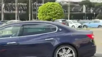 عزیمت وزیر امورخارجه به محل گفتگوهای غیرمستقیم در رم + فیلم