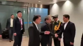 لحظه ورود عراقچی به پکن