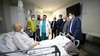 عیادت وزیر ورزش از عنایت‌الله آتشی، چهره ماندگار بسکتبال ایران