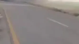 انفجار تریلی حامل سوخت در جاده مشهد - تربت جام + فیلم