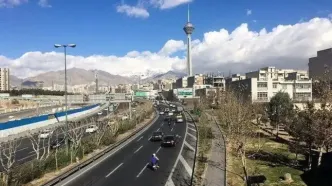 کیفیت هوای تهران در شرایط «قابل قبول»