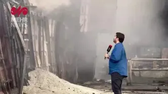 اولین تصویر و گزارش از داخل محوطه کانتینرهایی که در بندر شهید رجایی دچار آتش سوزی شده است
