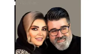 قاب عاشقانه آقای خواننده و همسرش در جزیره کیش