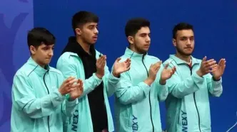 پیروزی پینگ‌پنگ جوانان ایران مقابله قزاقستان در مسابقات آسیای میانه
