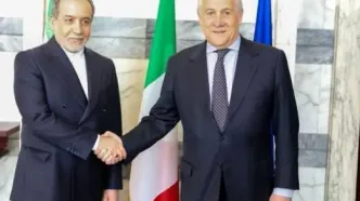 دیدار عراقچی با وزیر خارجه ایتالیا پیش از آغاز مذاکرات