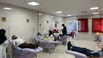 ببینید | مردم بندرعباس برای اهدای خون صف کشیدند