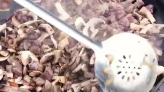 ببینید؛ غذای روستایی در روسیه؛ پخت شاورما توسط آشپز مشهور داغستانی