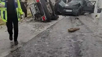 تصادف مرگبار در محور مشکین‌شهر – پارس‌آباد / ۳ نفر جان باختند