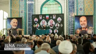 مراسم گرامیداشت سالگرد شهادت شهدای کنسولگری ایران در سوریه