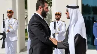 دیدار الجولانی با رئیس امارات در ابوظبی