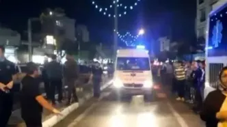 تصاویری‌ از آتش سوزی در درمانگاه مشیریه