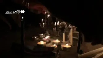 بندرعباسی‌ها به یاد جان‌باختگان حادثۀ بندر شهید رجایی شمع روشن کردند