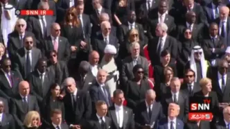 فیلم / حضور سید عباس صالحی وزیر فرهنگ و ارشاد اسلامی در مراسم تشییع پاپ فرانسیس