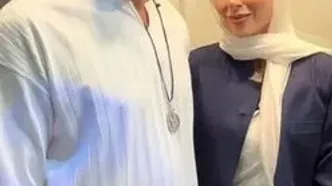 استایل جذاب سمانه پاکدل و هادی کاظمی در شیراز/ عکس