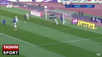 ببینید| گل اول استقلال به هوادار توسط رامین رضاییان